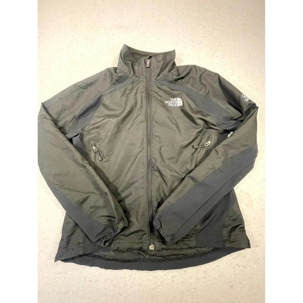 The North Face Flight‎ Series Windbreaker Jacket Womens Medium Black Mock Neck